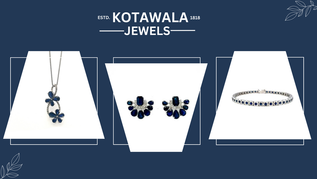 sapphire jewelry | KotaWala jewels